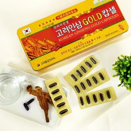 Viên hồng sâm hộp thiếc Hàn Quốc 120 viên