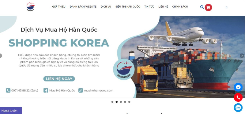 Dịch vụ mua hộ hàng Hàn Quốc uy tín, chất lượng 