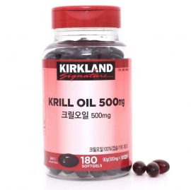 Viên uống Dầu nhuyễn thể Kirkland Signature Krill Oil 500mg x 180 viên