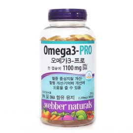 Dầu cá tinh khiết hỗ trợ tim mạch & não bộ Webber Naturals Omega-3 Pro 1.390mg x 180 viên
