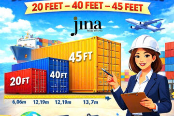 Kích thước tiêu chuẩn các loại container 20’ 40’ 45’ trong xuất nhập khẩu