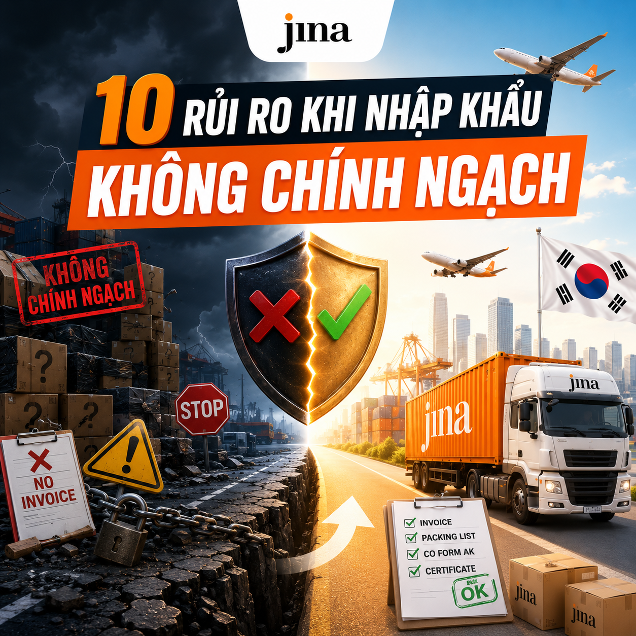 10 Rủi Ro Khi Nhập Khẩu Không Chính Ngạch | Doanh Nghiệp Cần Lưu Ý