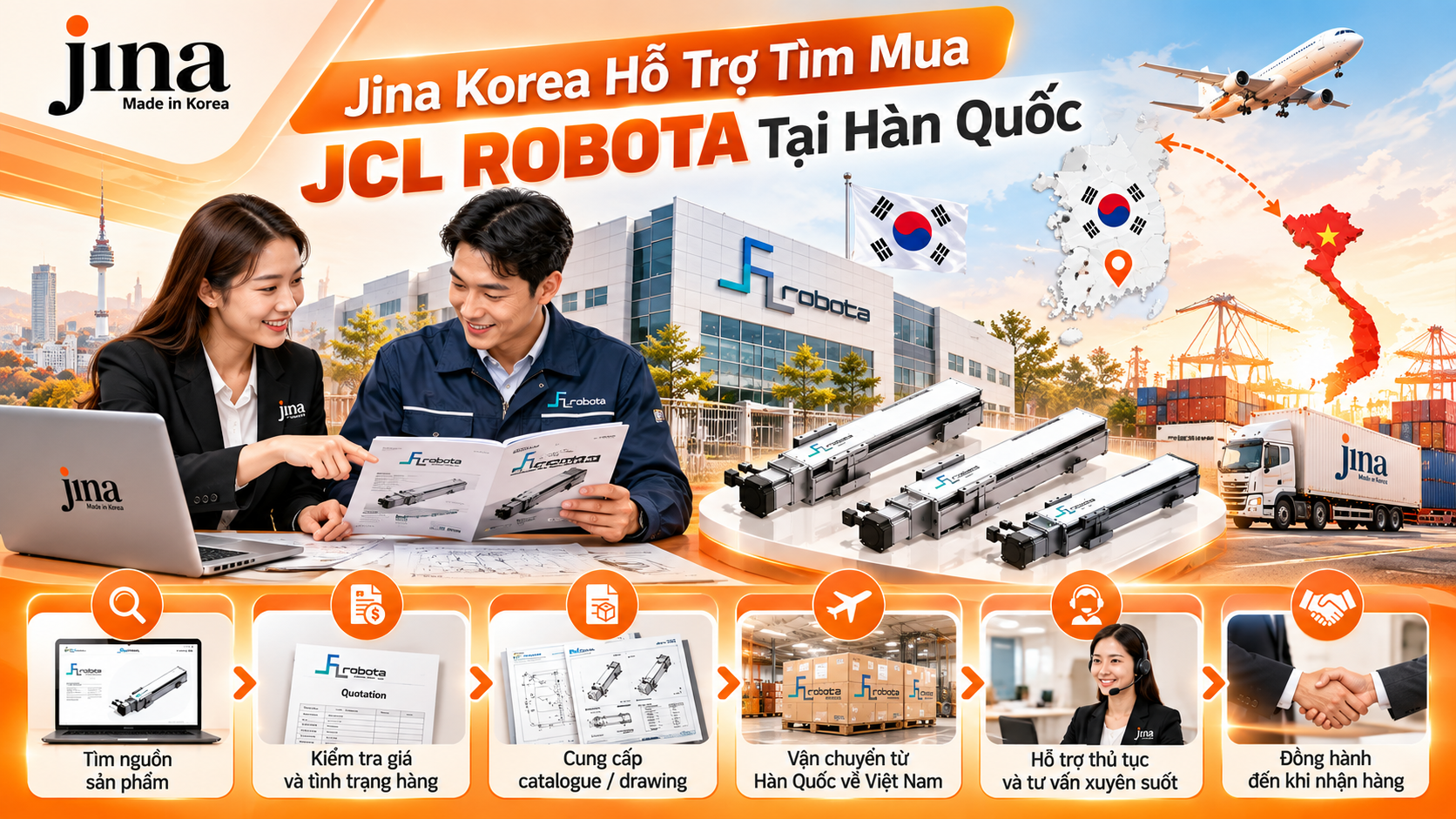 ina Korea Hỗ Trợ Tìm Mua JCL ROBOTA Tại Hàn Quốc