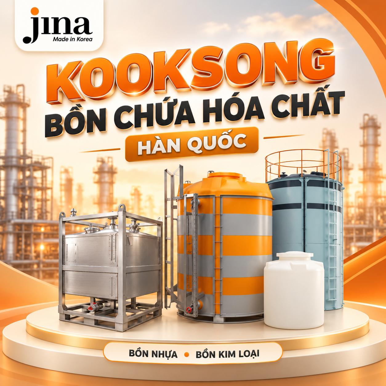 KOOKSONG – Giải pháp bồn chứa hóa chất và bồn công nghiệp Hàn Quốc
